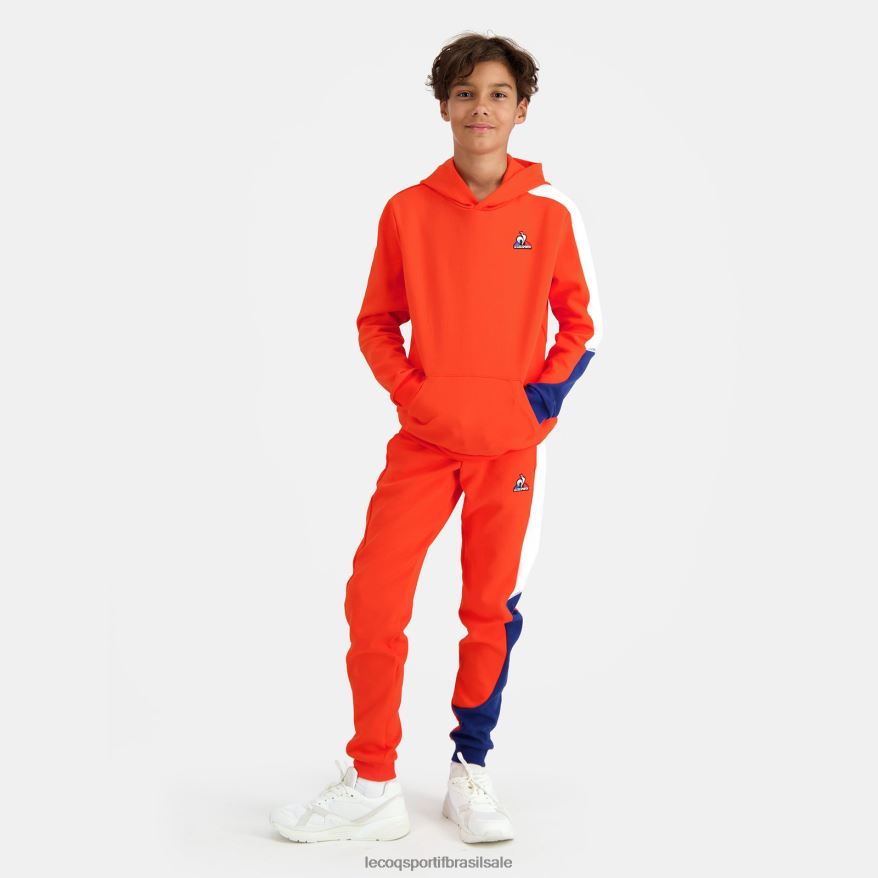 Le Coq Sportif roupas calça laranja crianças 84V684642
