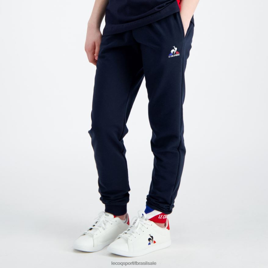 Le Coq Sportif roupas calças azuis crianças 84V684404