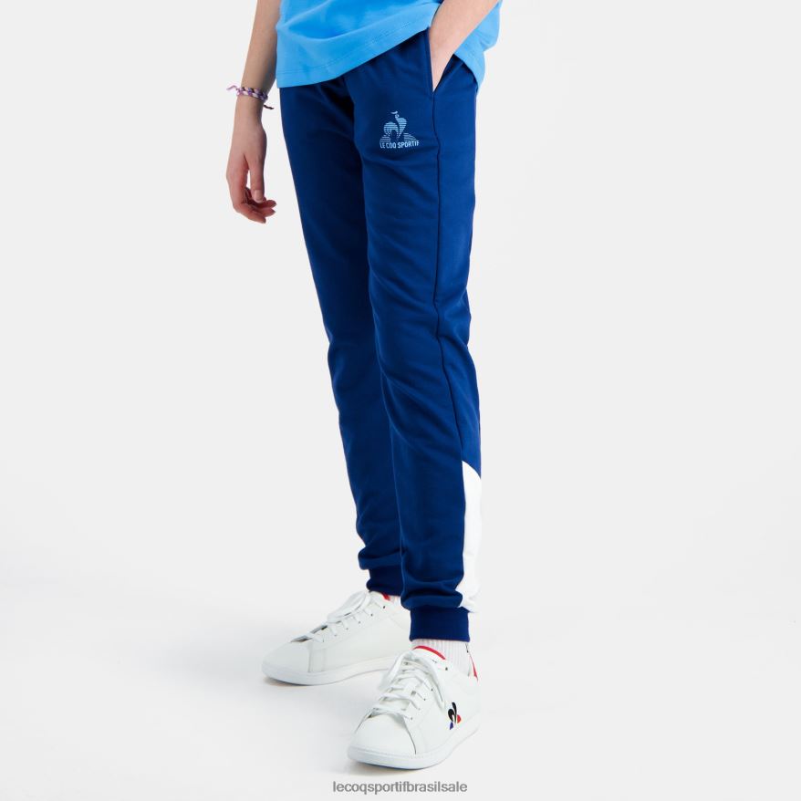 Le Coq Sportif roupas calças azuis crianças 84V684412