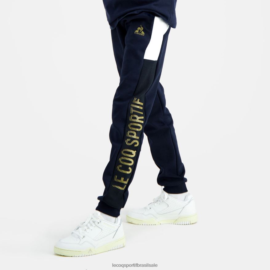 Le Coq Sportif roupas calças azuis crianças 84V684637