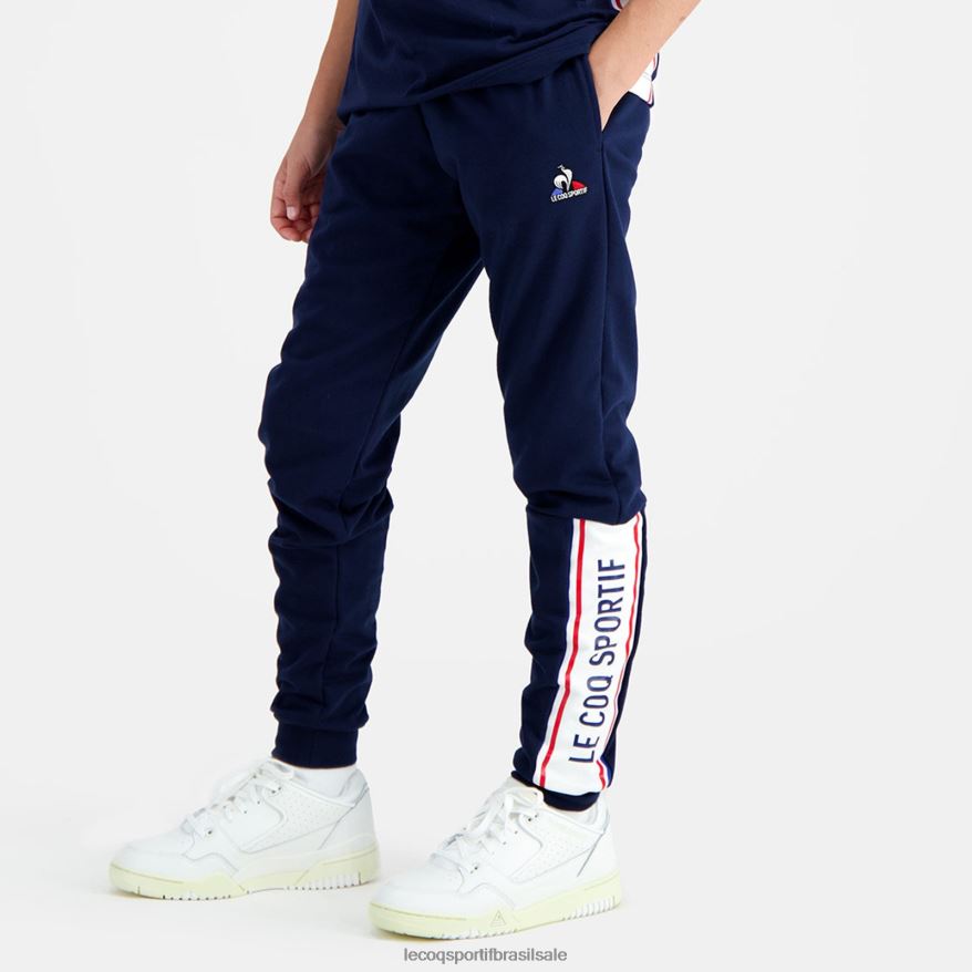 Le Coq Sportif roupas calças azuis crianças 84V684652