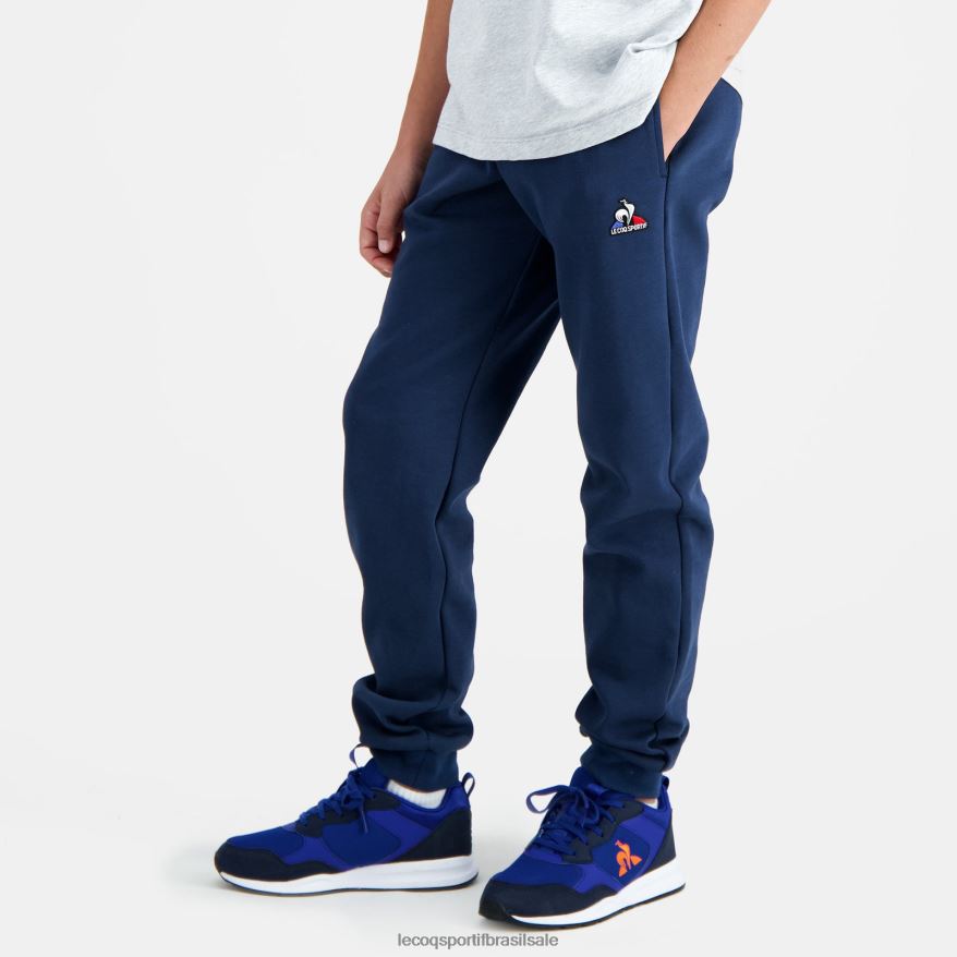 Le Coq Sportif roupas calças azuis crianças 84V684666