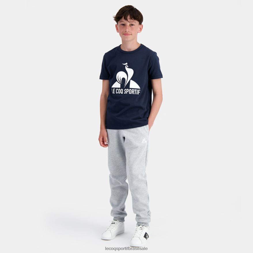 Le Coq Sportif roupas calças cinza crianças 84V684410