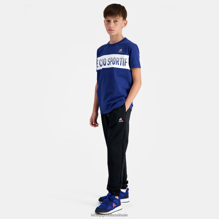 Le Coq Sportif roupas calças pretas crianças 84V684664