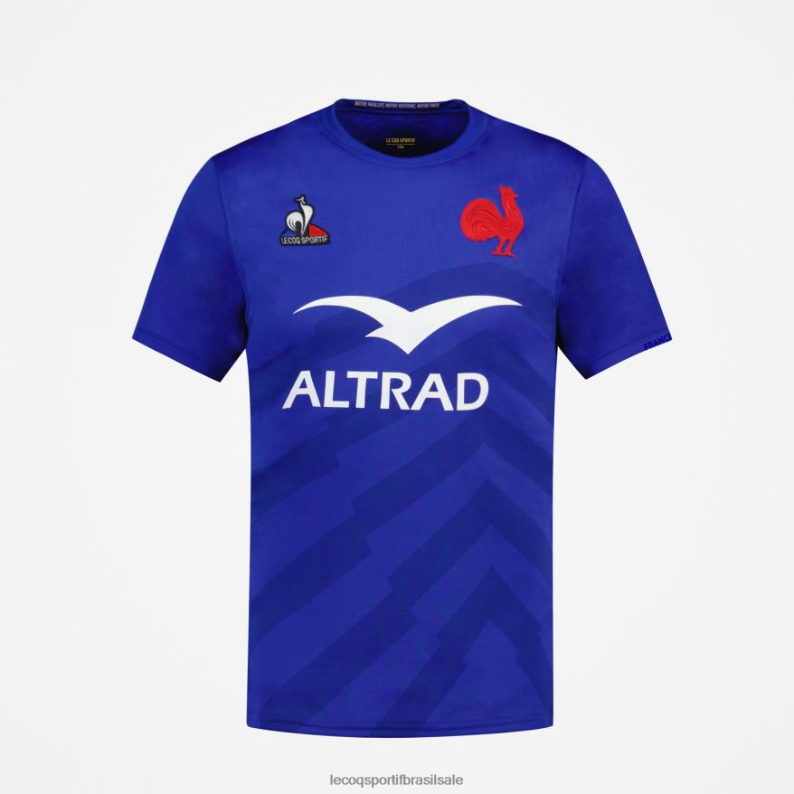 Le Coq Sportif roupas camisa azul crianças 84V684656