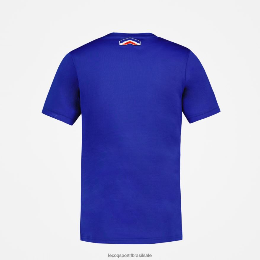 Le Coq Sportif roupas camisa azul crianças 84V684656