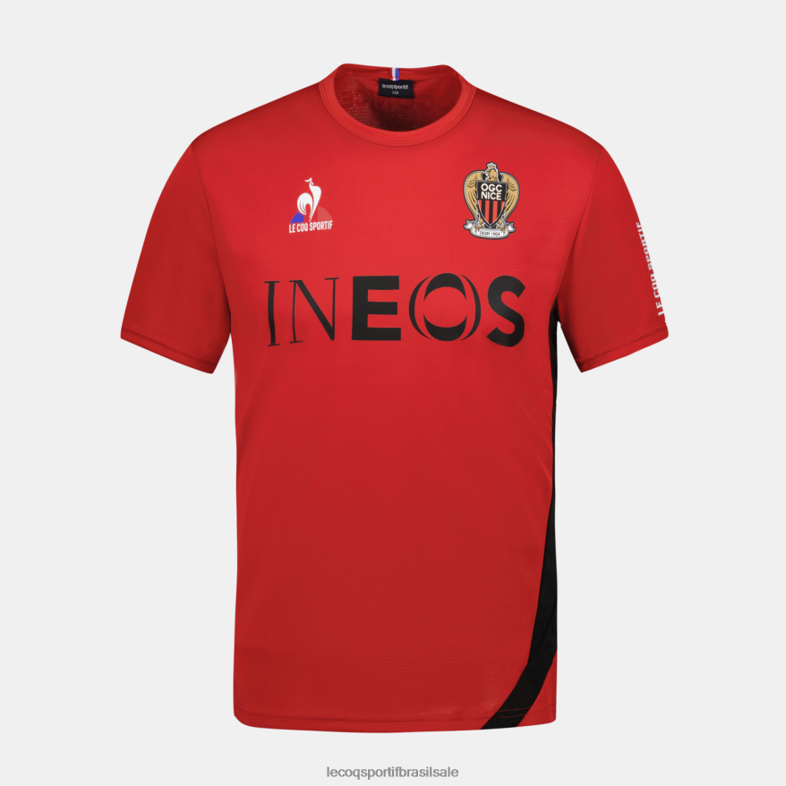 Le Coq Sportif roupas camisa vermelha crianças 84V684698