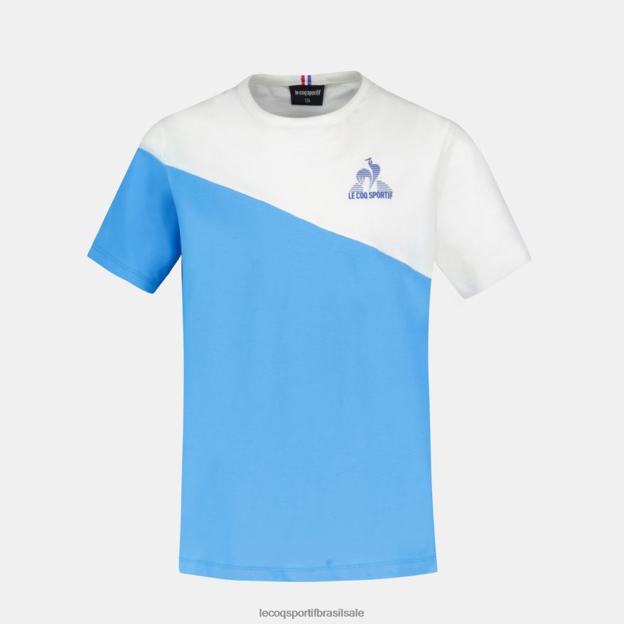 Le Coq Sportif roupas camiseta azul crianças 84V684381