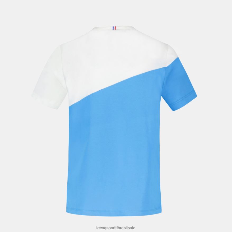 Le Coq Sportif roupas camiseta azul crianças 84V684381