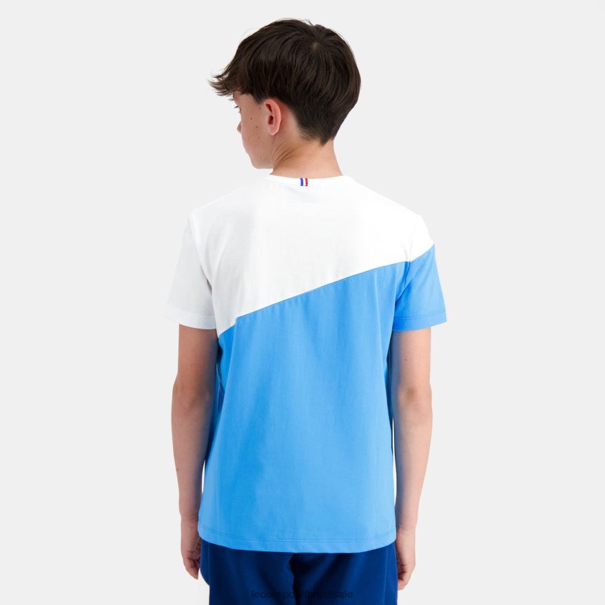 Le Coq Sportif roupas camiseta azul crianças 84V684381