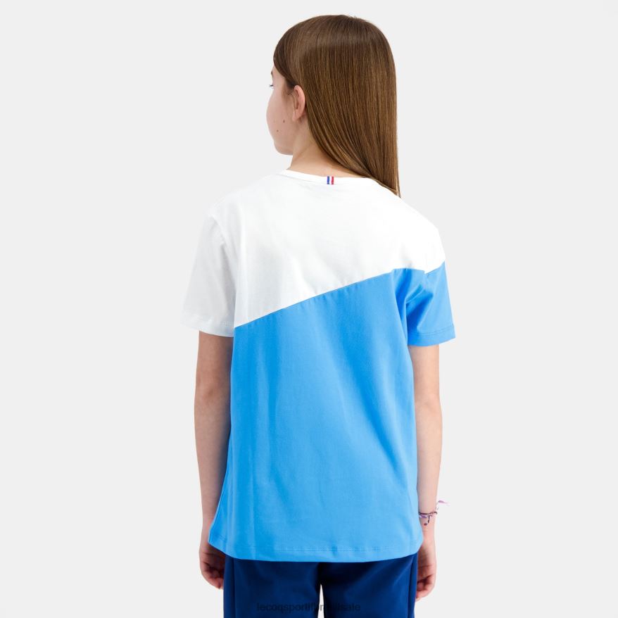 Le Coq Sportif roupas camiseta azul crianças 84V684381