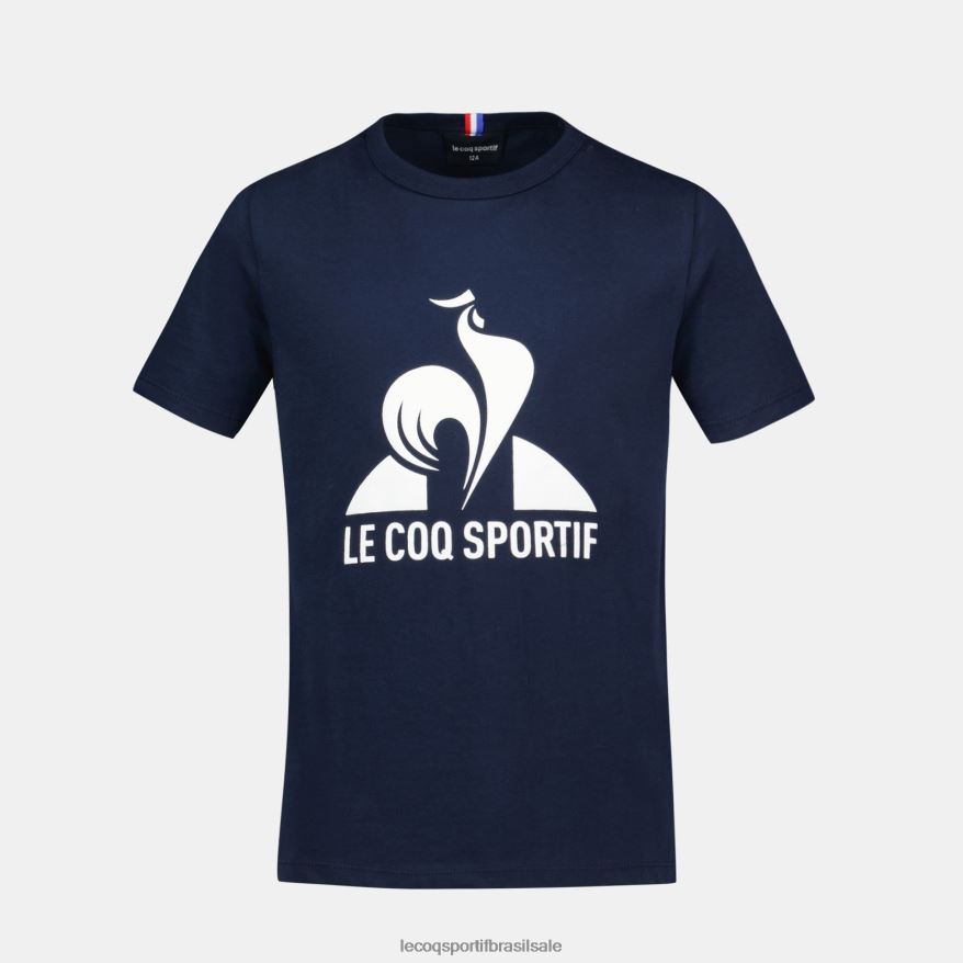 Le Coq Sportif roupas camiseta azul crianças 84V684388