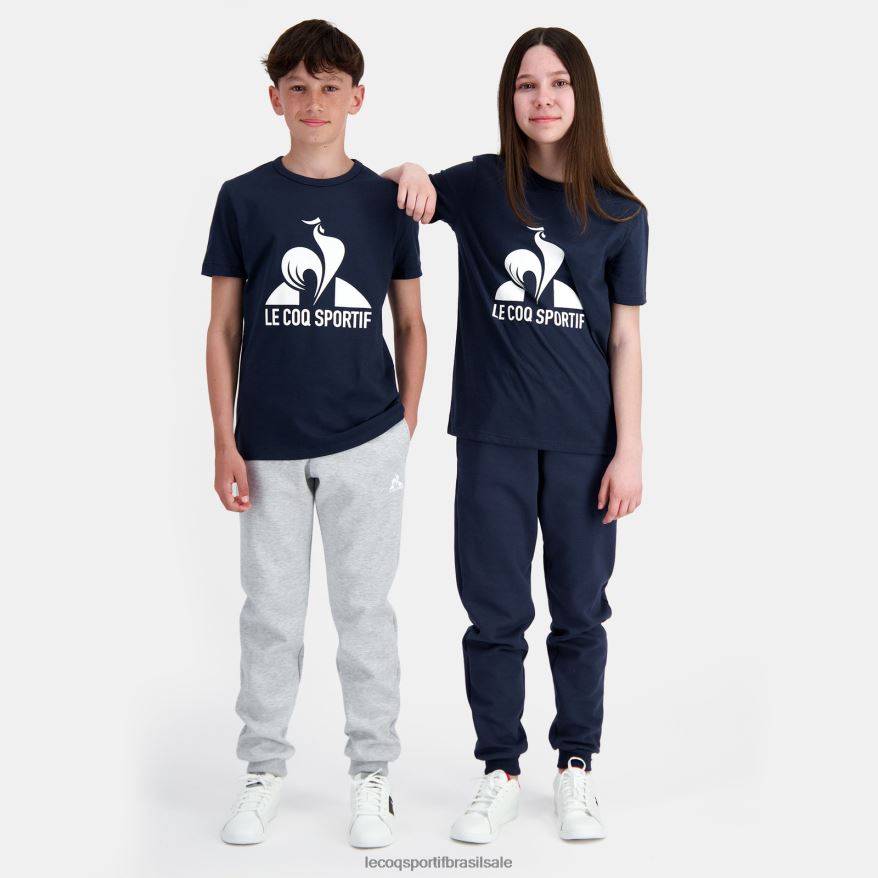 Le Coq Sportif roupas camiseta azul crianças 84V684388