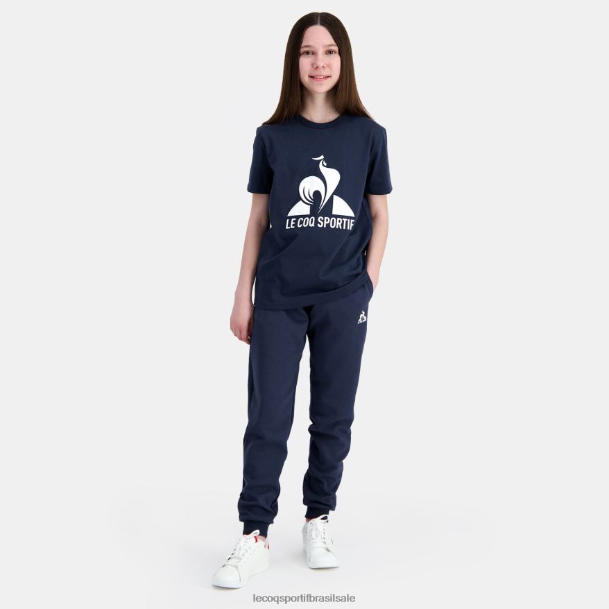 Le Coq Sportif roupas camiseta azul crianças 84V684388