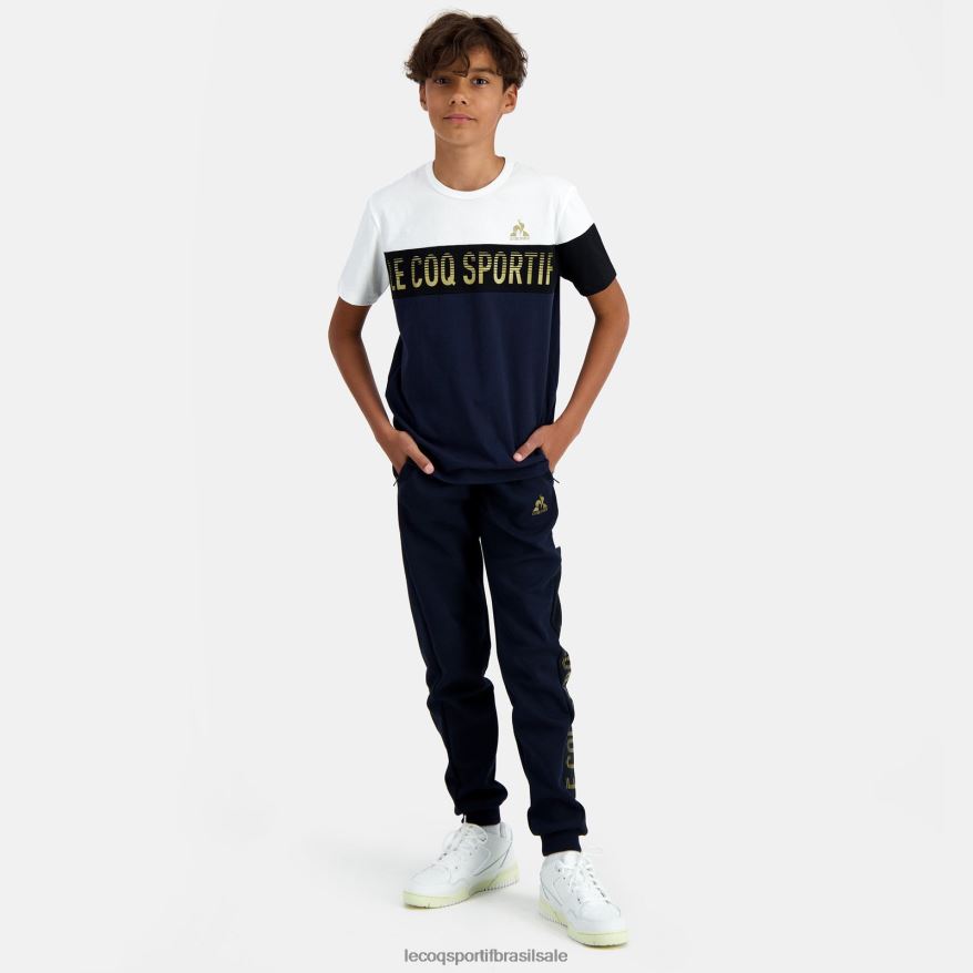 Le Coq Sportif roupas camiseta azul crianças 84V684639
