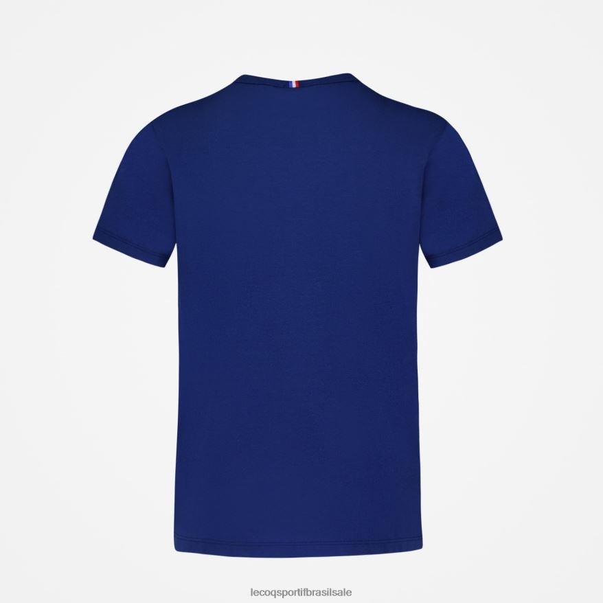 Le Coq Sportif roupas camiseta azul crianças 84V684644