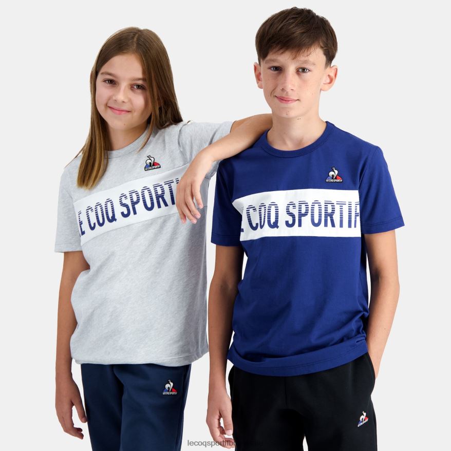 Le Coq Sportif roupas camiseta azul crianças 84V684644
