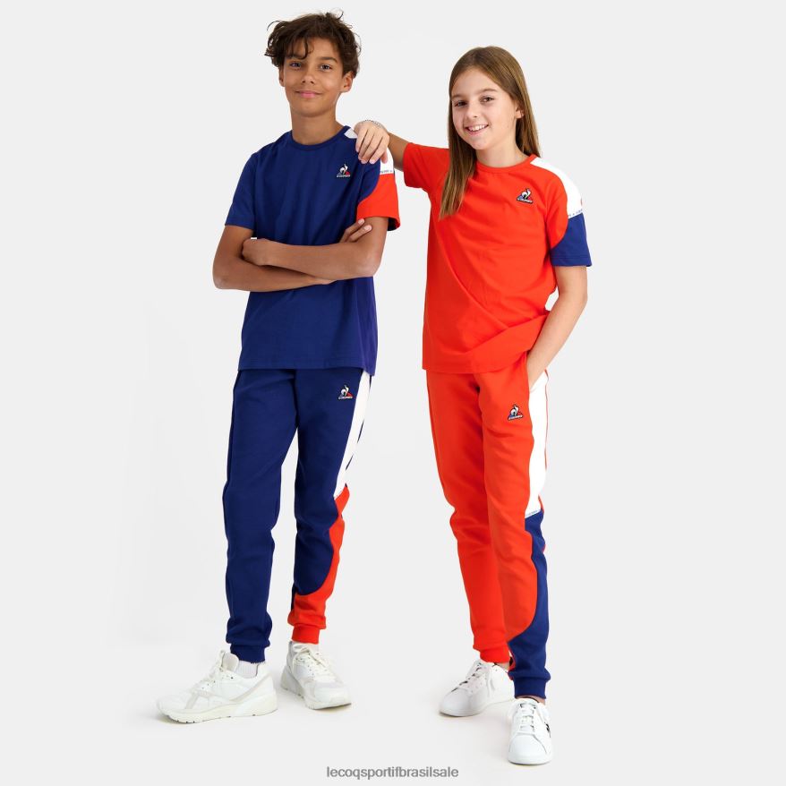 Le Coq Sportif roupas camiseta azul crianças 84V684651