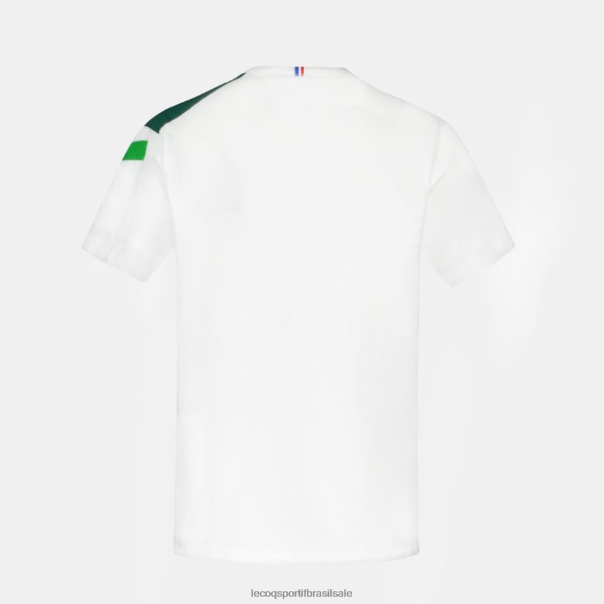 Le Coq Sportif roupas camiseta branca crianças 84V684382