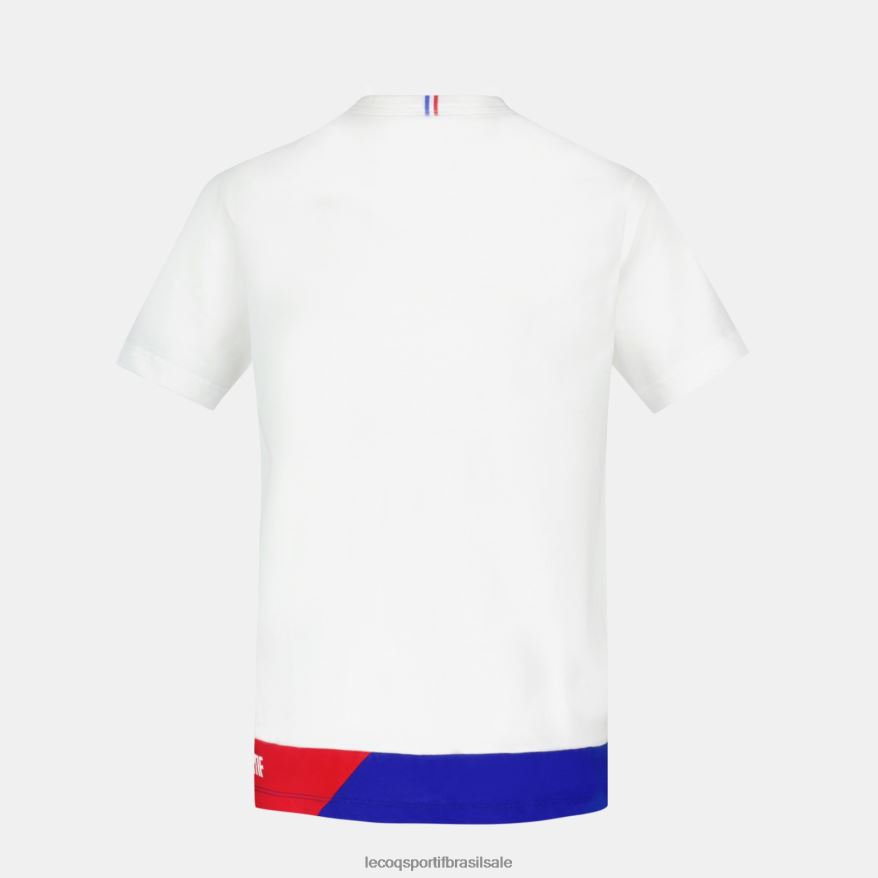 Le Coq Sportif roupas camiseta branca crianças 84V684383