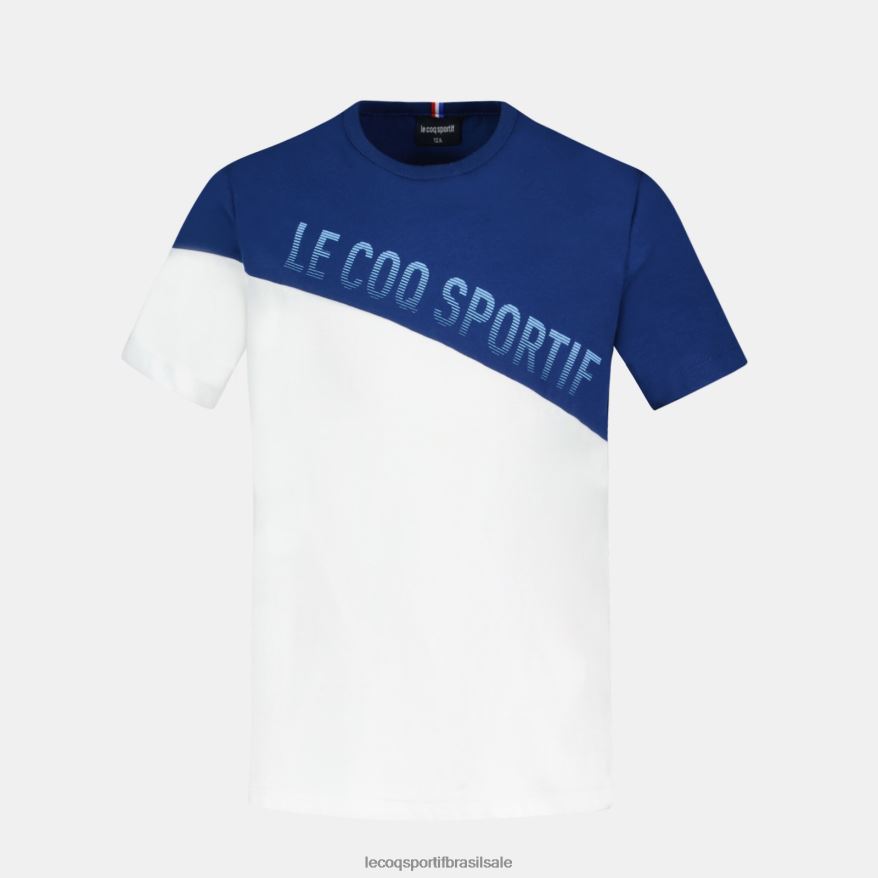 Le Coq Sportif roupas camiseta branca crianças 84V684387