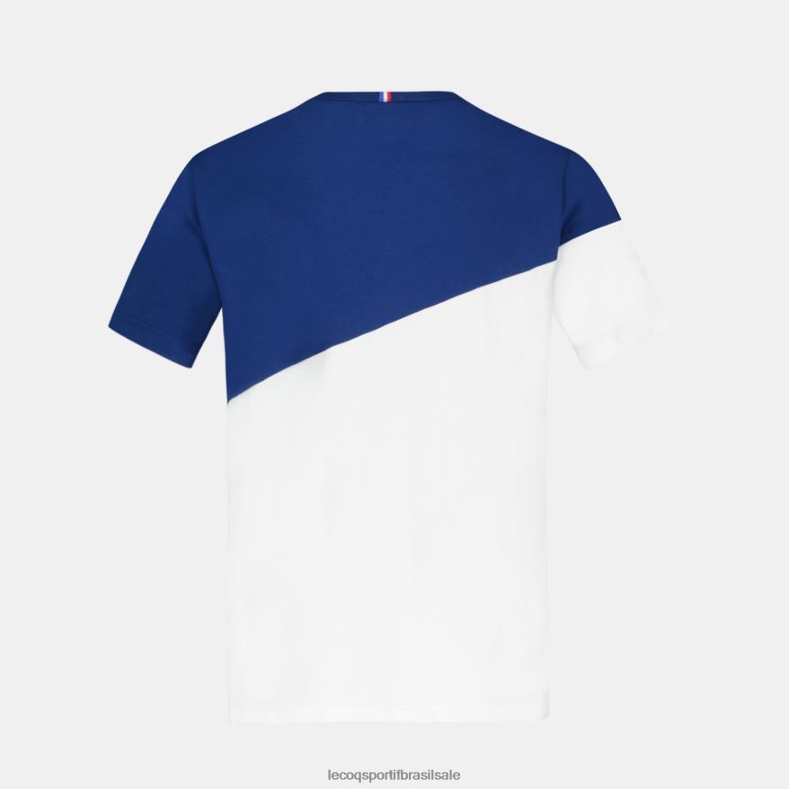 Le Coq Sportif roupas camiseta branca crianças 84V684387