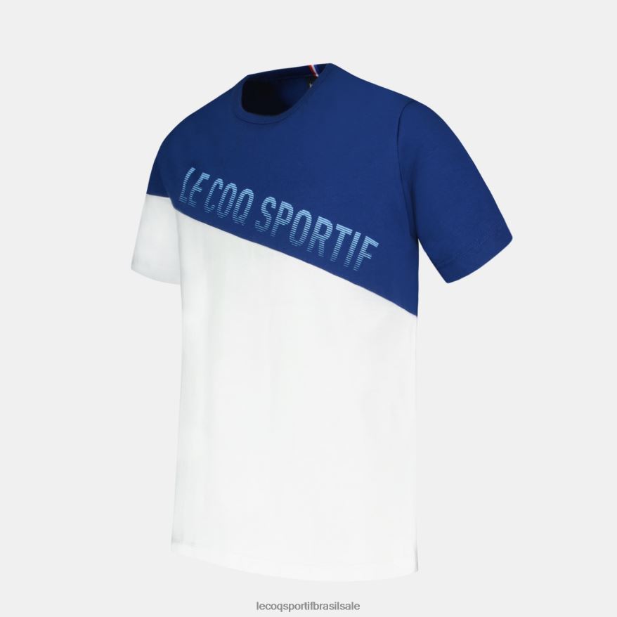 Le Coq Sportif roupas camiseta branca crianças 84V684387