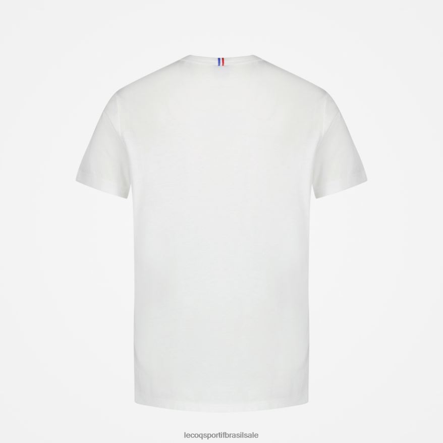 Le Coq Sportif roupas camiseta branca crianças 84V684646
