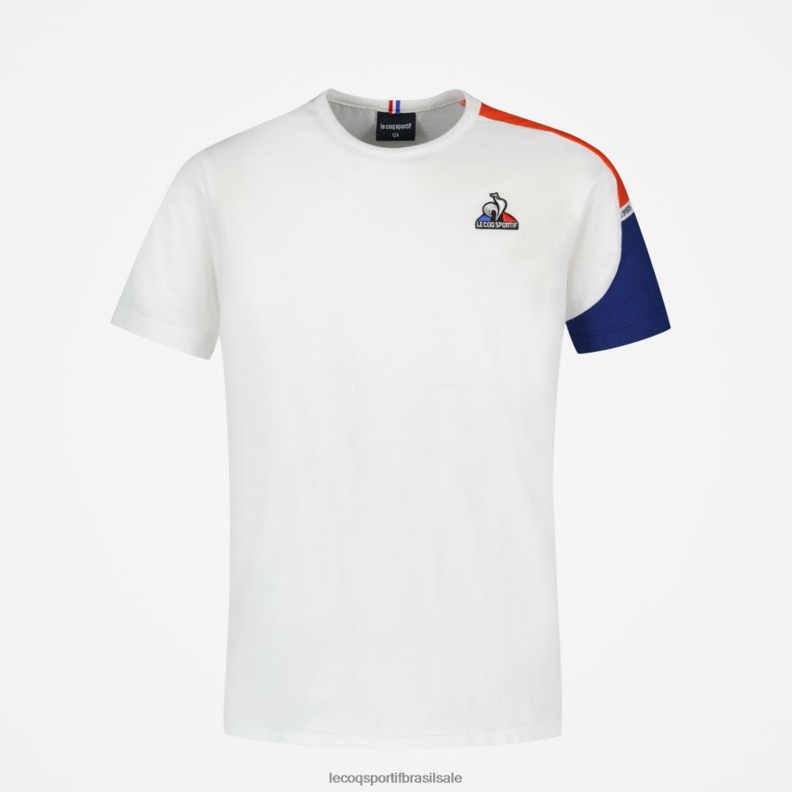Le Coq Sportif roupas camiseta branca crianças 84V684649