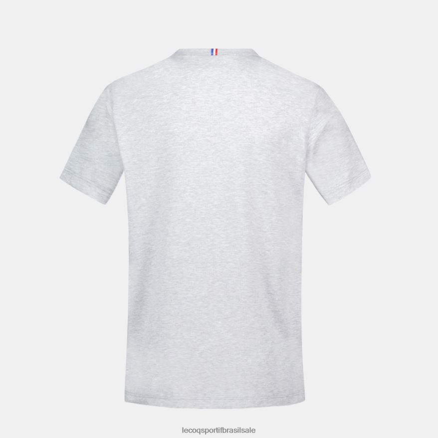 Le Coq Sportif roupas camiseta cinza crianças 84V684378