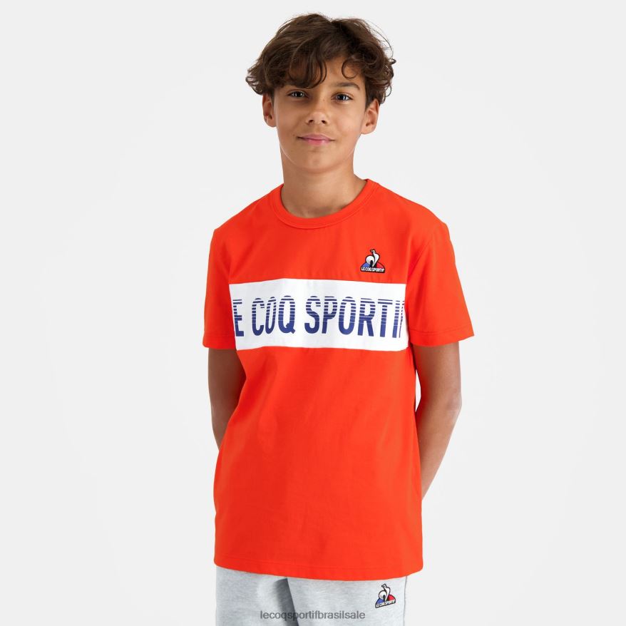 Le Coq Sportif roupas camiseta multicolorida crianças 84V684645