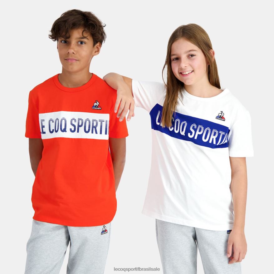 Le Coq Sportif roupas camiseta multicolorida crianças 84V684645