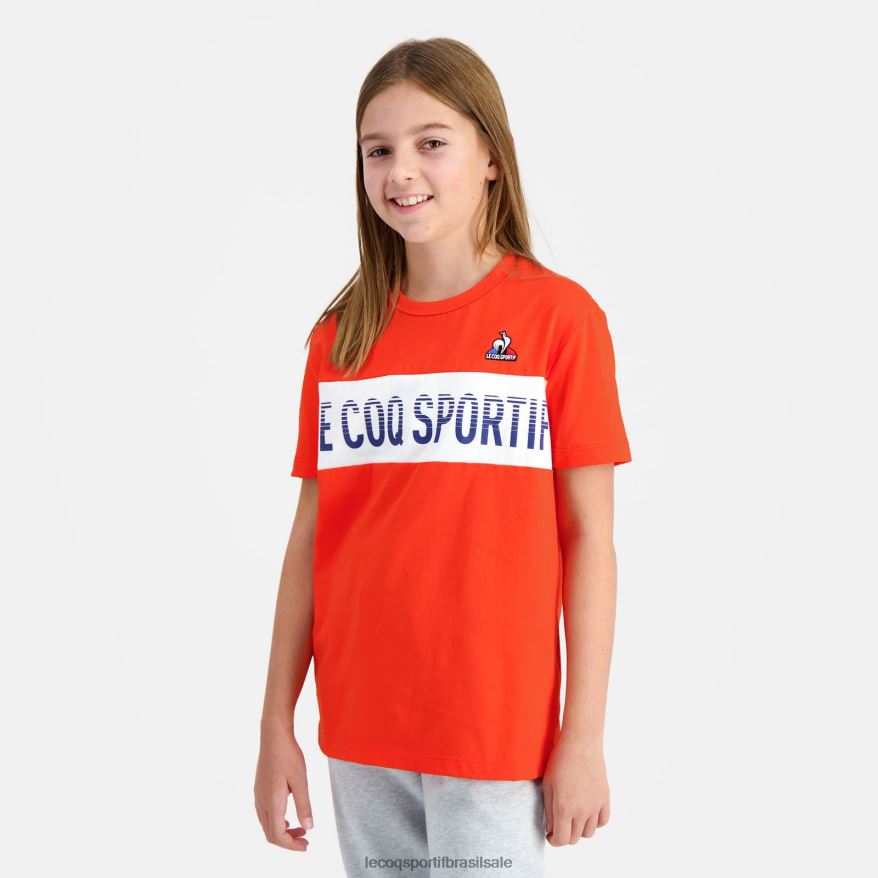 Le Coq Sportif roupas camiseta multicolorida crianças 84V684645
