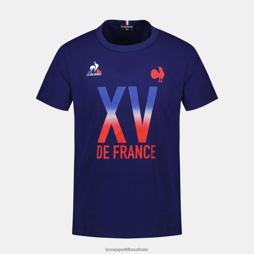 Le Coq Sportif roupas camiseta - xv de france azul crianças 84V684389
