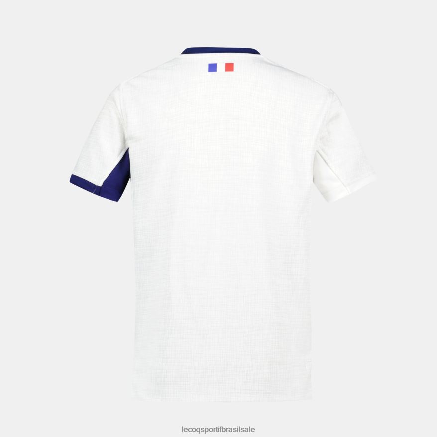 Le Coq Sportif roupas réplica camisa xv de france - copa do mundo de rugby 2023 branca crianças 84V684695