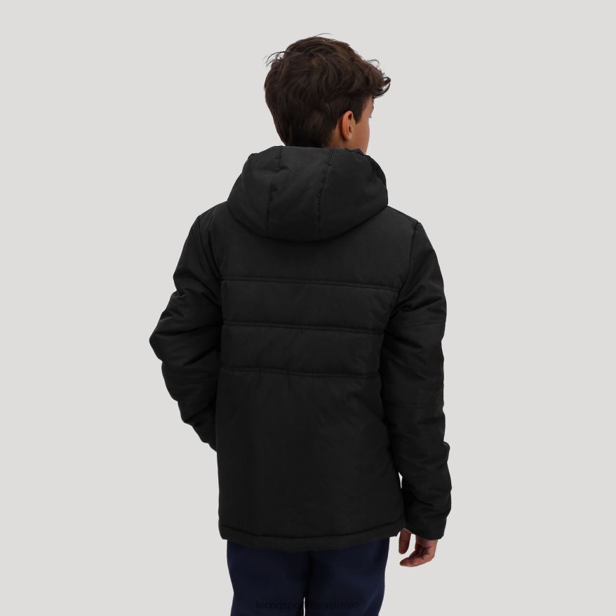 Le Coq Sportif roupas jaqueta preta crianças 84V684658