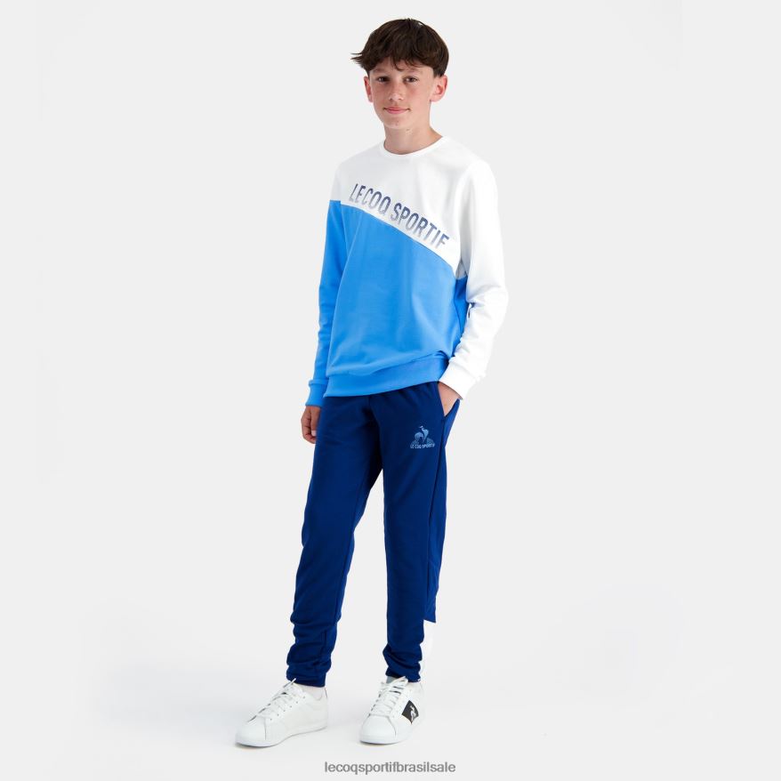 Le Coq Sportif roupas moletom azul crianças 84V684396