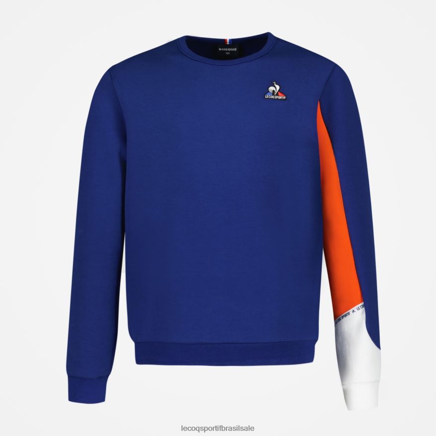 Le Coq Sportif roupas moletom azul crianças 84V684648
