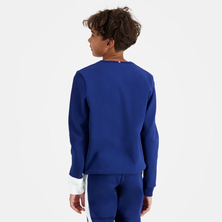 Le Coq Sportif roupas moletom azul crianças 84V684648
