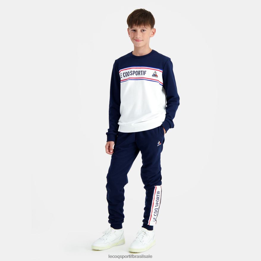 Le Coq Sportif roupas moletom azul crianças 84V684654