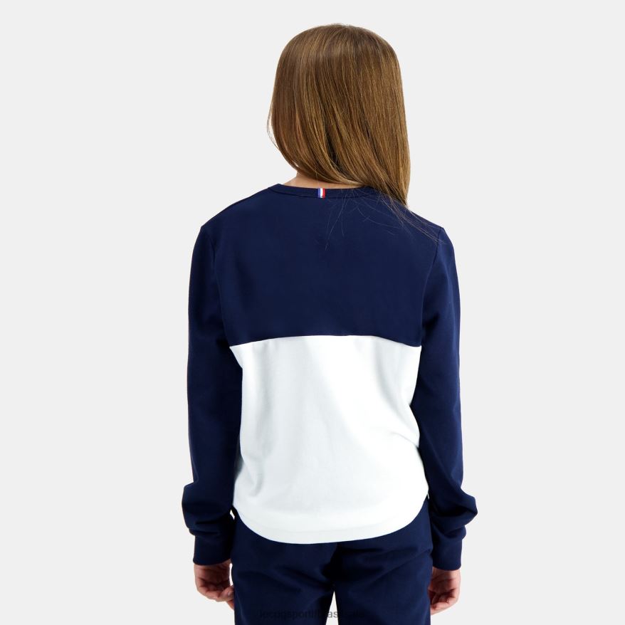 Le Coq Sportif roupas moletom azul crianças 84V684654