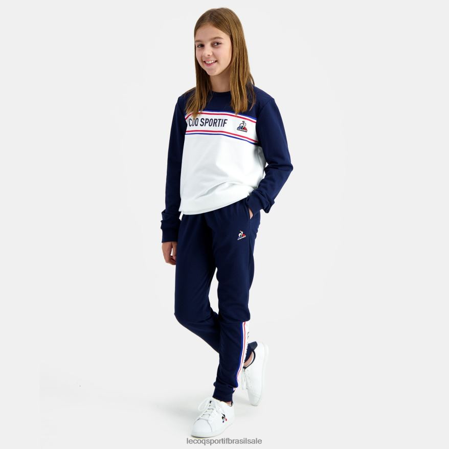 Le Coq Sportif roupas moletom azul crianças 84V684654