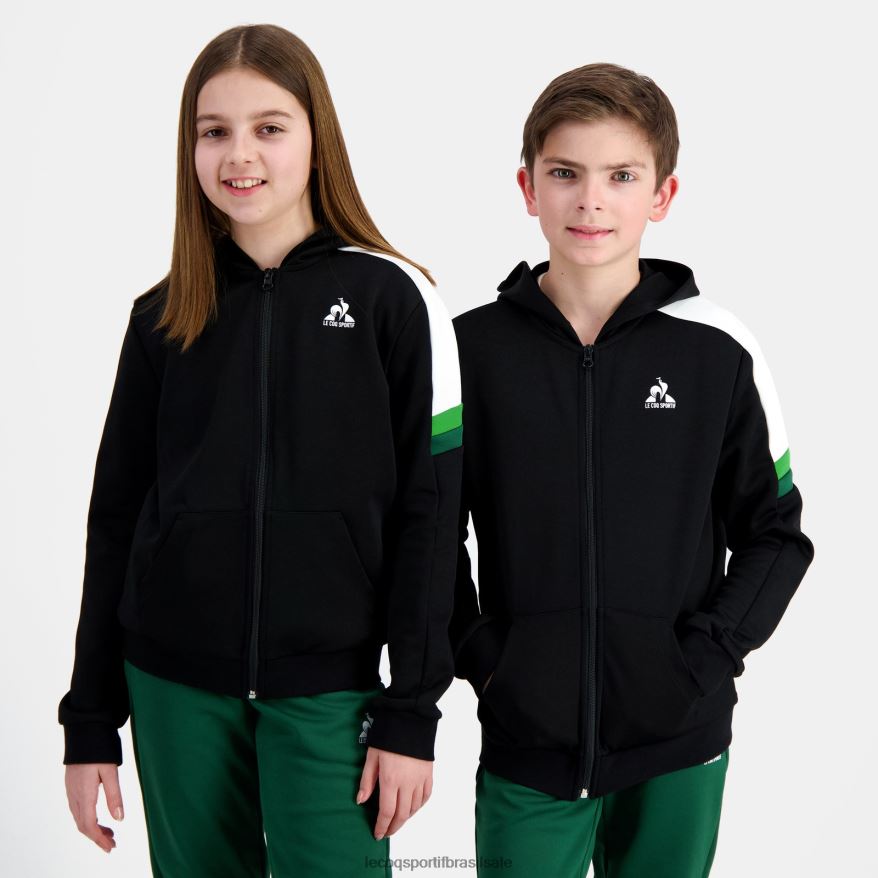 Le Coq Sportif roupas moletom com capuz e zíper multicolorido crianças 84V684391