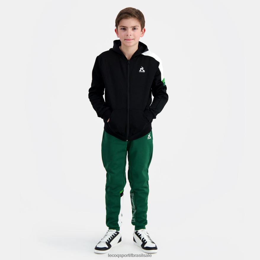 Le Coq Sportif roupas moletom com capuz e zíper multicolorido crianças 84V684391