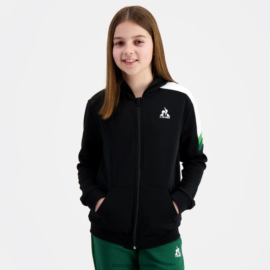 Le Coq Sportif roupas moletom com capuz e zíper multicolorido crianças 84V684391