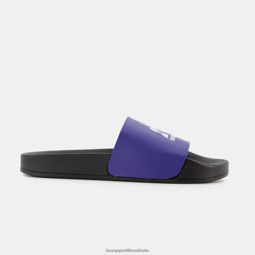 Le Coq Sportif sapato slides feitos na França pretos crianças 84V684425