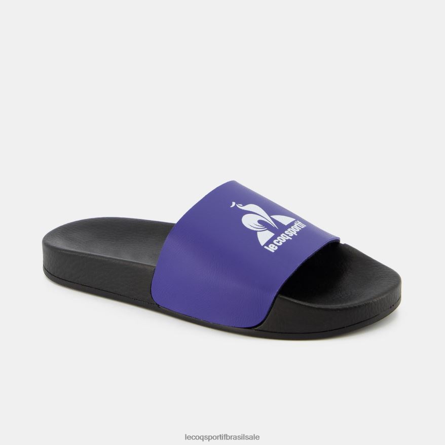 Le Coq Sportif sapato slides feitos na França pretos crianças 84V684425