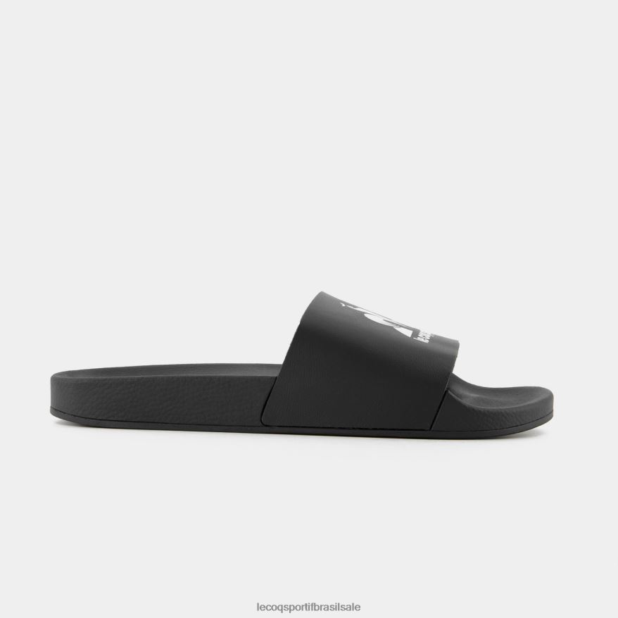 Le Coq Sportif sapato slides feitos na França pretos crianças 84V684426