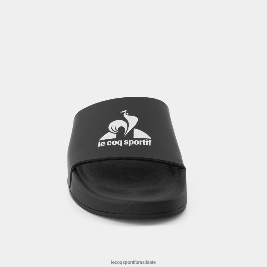 Le Coq Sportif sapato slides feitos na França pretos crianças 84V684426