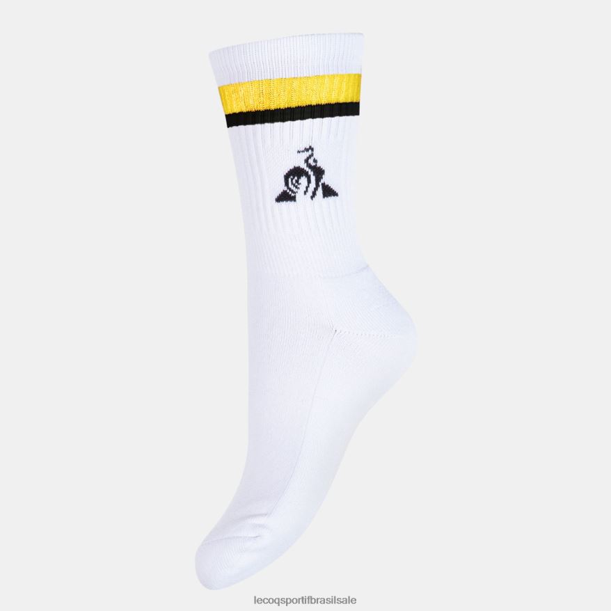 Le Coq Sportif acessórios meias de futebol brancas homens 84V684289